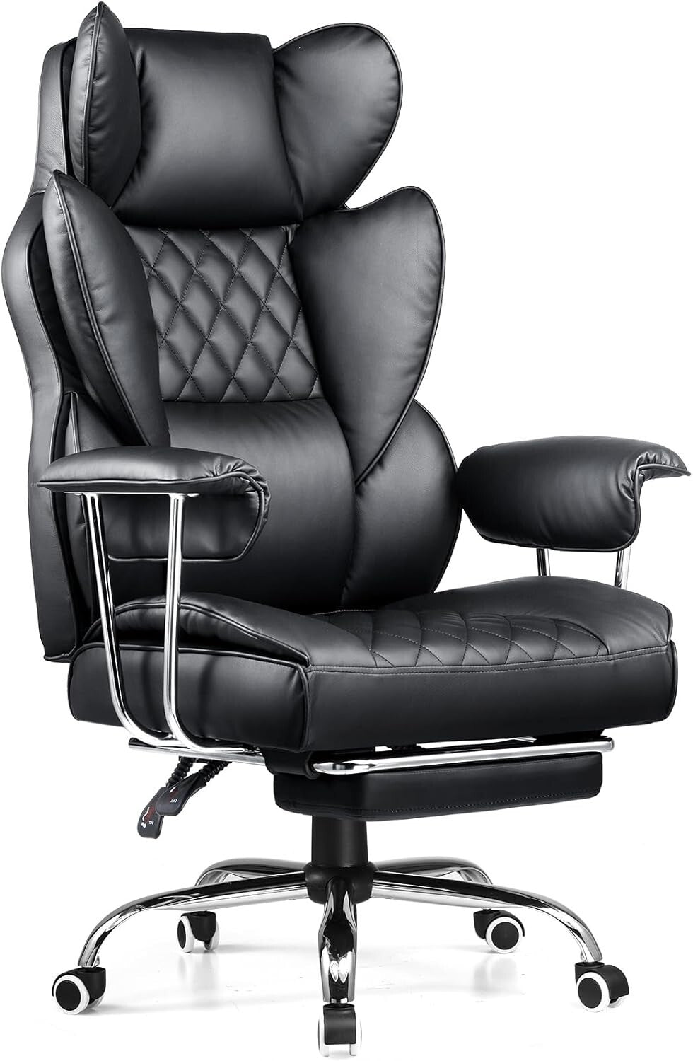 Big & Tall Executive Chair with Soft Armrests, Adjustable & Versatile