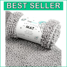 Load image into Gallery viewer, Heavy-Duty Waterproof Cat Litter Mat - Non-Slip &amp; Easy to Clean Absorbent Pad