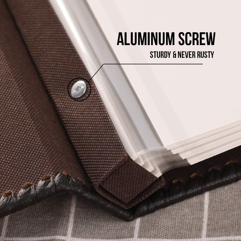 Handcrafted Leather Photo Album with Magnetic Pages – Perfect Gift for Memories