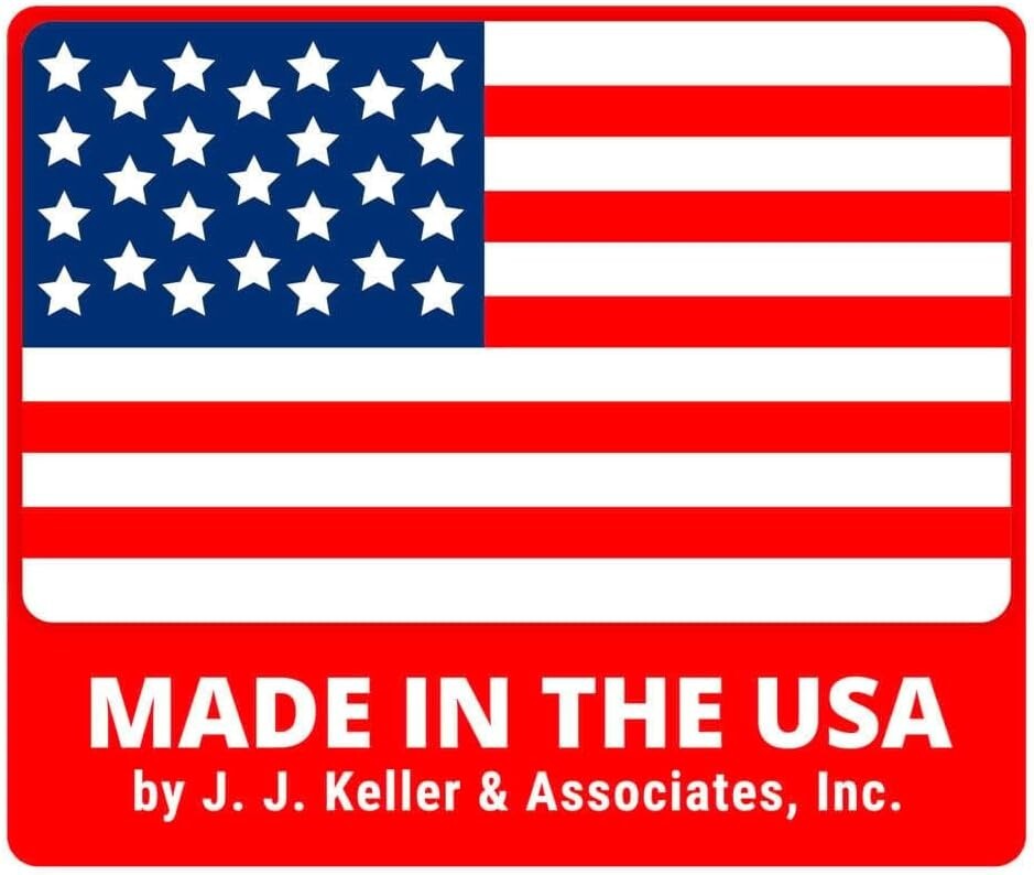 Durable 50-Pack Record of Annual Inspection Forms with Black Decals - USA Made