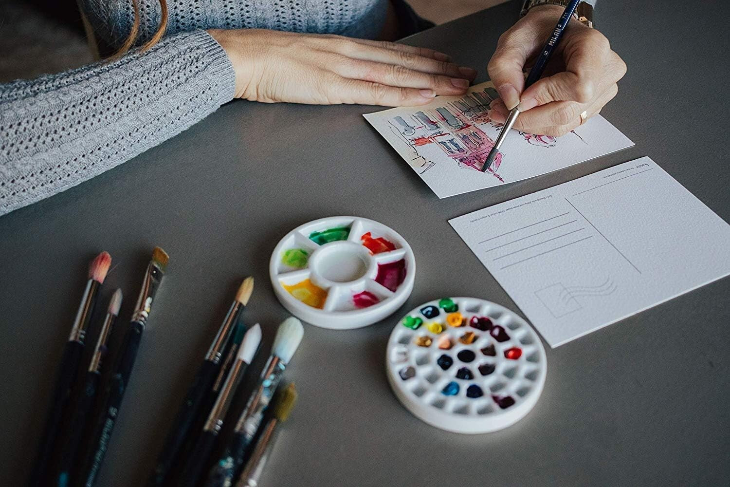 Premium Acid-Free Cold Press Postcard Paper - 100 Count for Guaranteed Quality