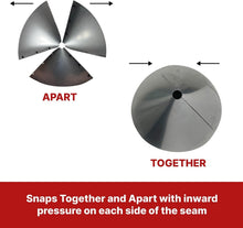 Load image into Gallery viewer, 19-Inch Squirrel Baffle in Galvanized Steel - Dual Mount for Bird Feeders