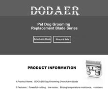 Load image into Gallery viewer, Durable 7-Piece Grooming Blade Set for Andis, Oster A5, and Wahl KM-10 Clippers
