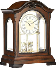 Load image into Gallery viewer, Classic Walnut Pendulum Clock with Westminster Chime - Living Room Must-Have
