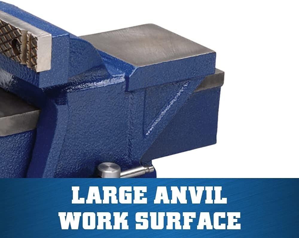 Compact 4-Inch Bench Vise with Strong Anvil Surface - Ideal for Home Projects