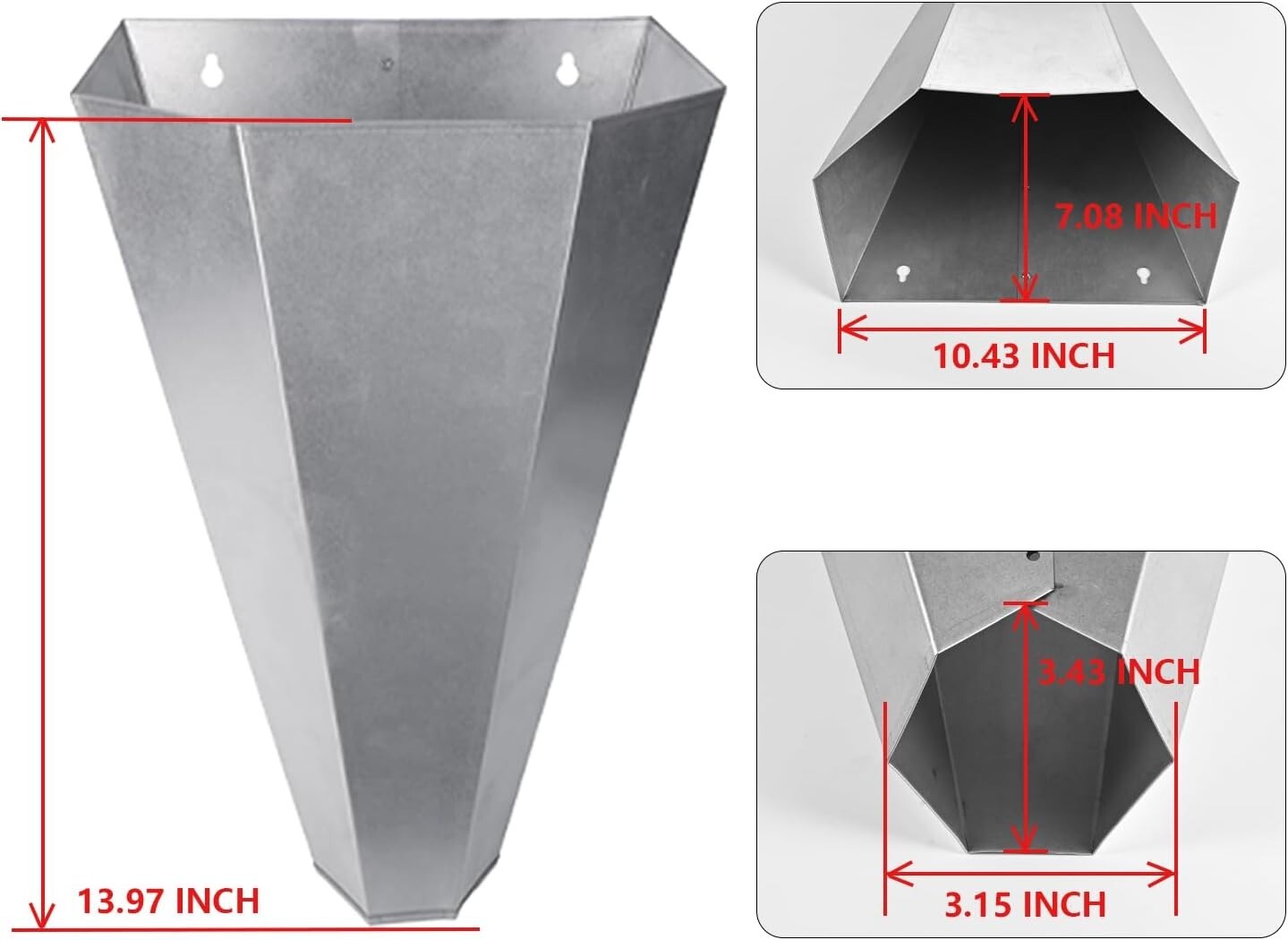 Durable Poultry Restraining Cone for Chickens, Broilers & Turkeys - 8 lbs Max