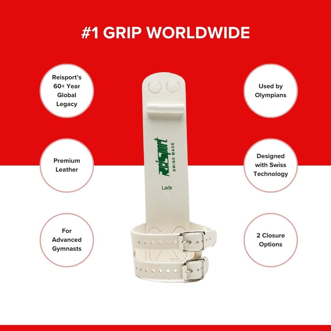 Innovative Uneven Bar Grips for Women - Trusted by Professionals, Size XL