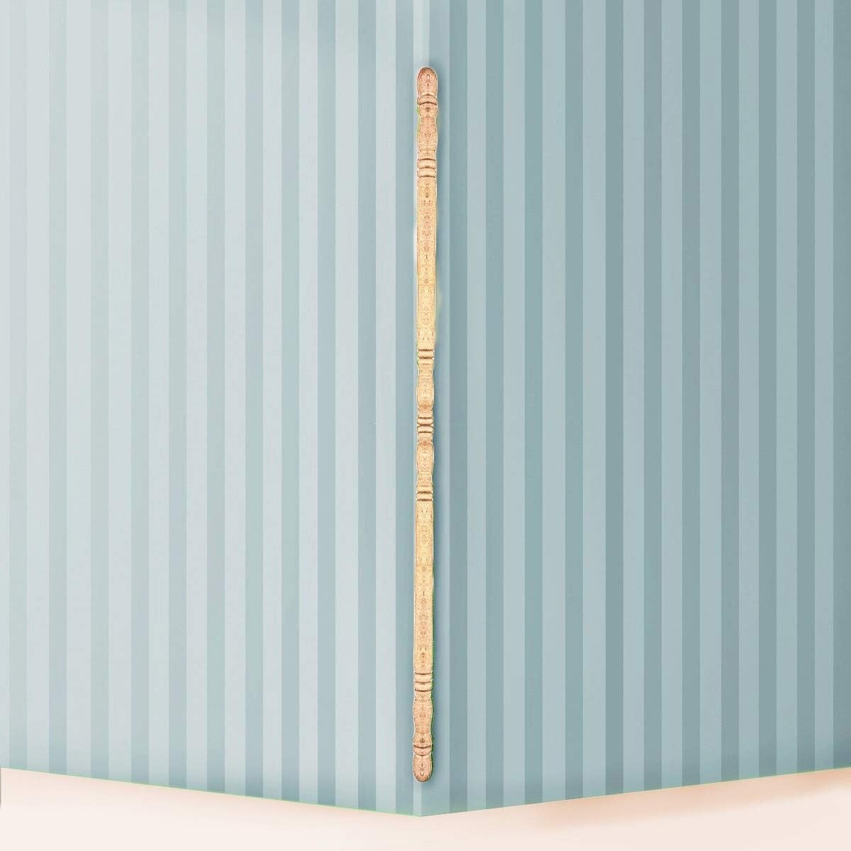 Round Sanded Corner Wall Protectors - 5-Piece Beechwood Set for Easy Install