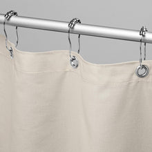 Load image into Gallery viewer, American-Made Cotton Shower Curtain Natural | 70" x 74" Perfect for Any Bathroom