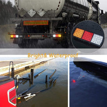 Load image into Gallery viewer, Multi-Function 75 LED Waterproof Trailer Lights - Brake, Tail, Signal Lights Set
