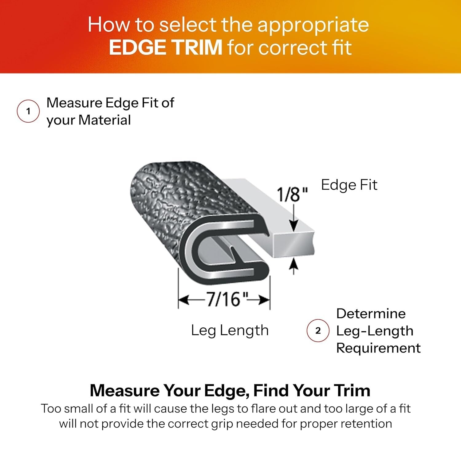 PVC Edge Protector Trim - 25ft Black with Pebble Texture, Easy Application