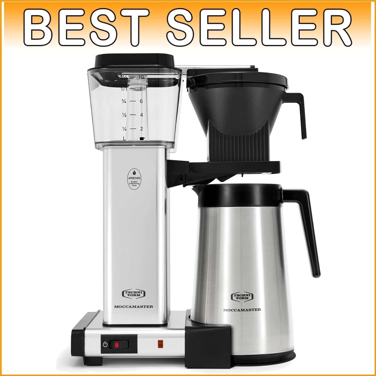 40 oz Drip Coffee Maker with Stainless Steel Thermal Carafe - Polished Silver