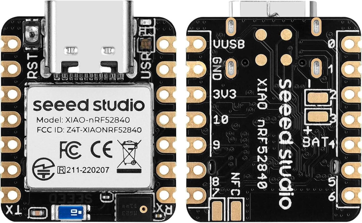 nRF52840 Development Board Pack with IMU & Microphone for Advanced IoT Projects