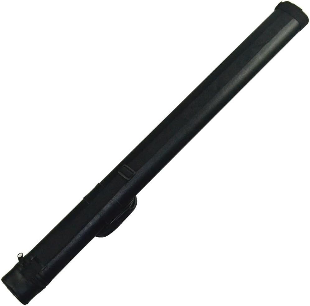 Compact 2x4 Hard Cue Holder - Protects Up to 31-Inch Cues with Pocket Storage