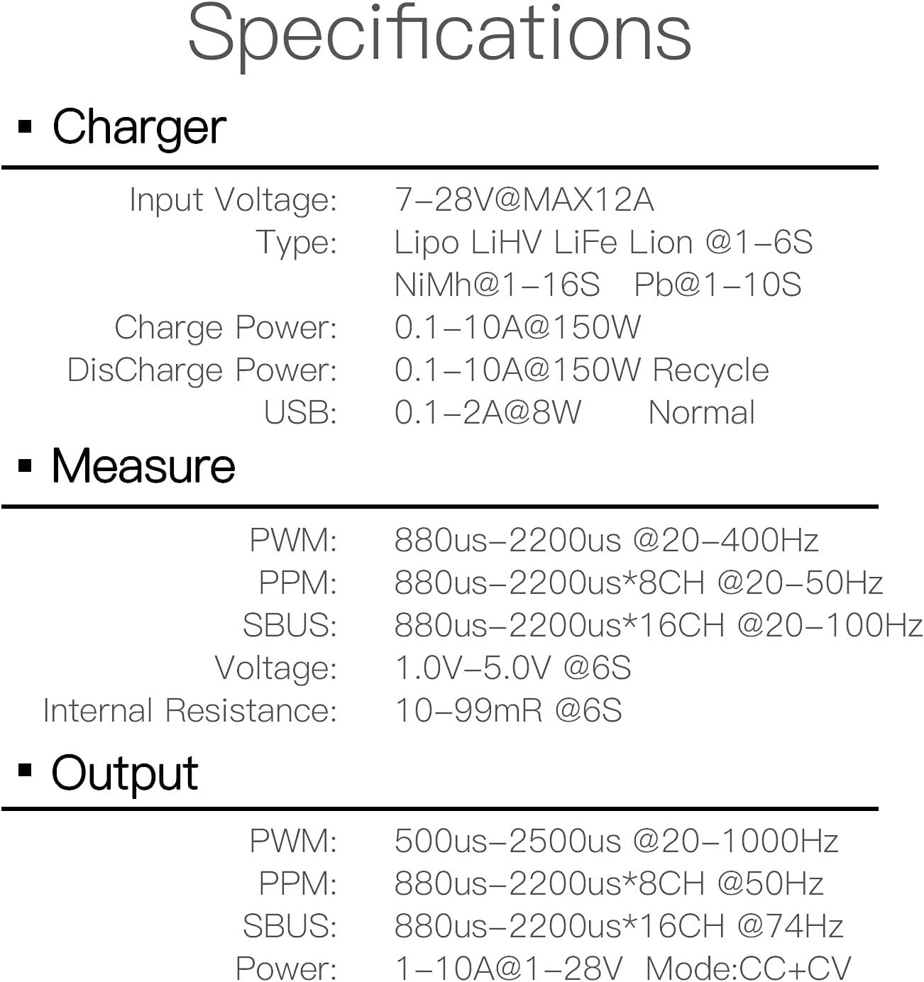 Efficient 1-6S RC Battery Charger with Touchscreen and Multi-Connector Support