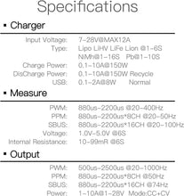 Load image into Gallery viewer, Efficient 1-6S RC Battery Charger with Touchscreen and Multi-Connector Support