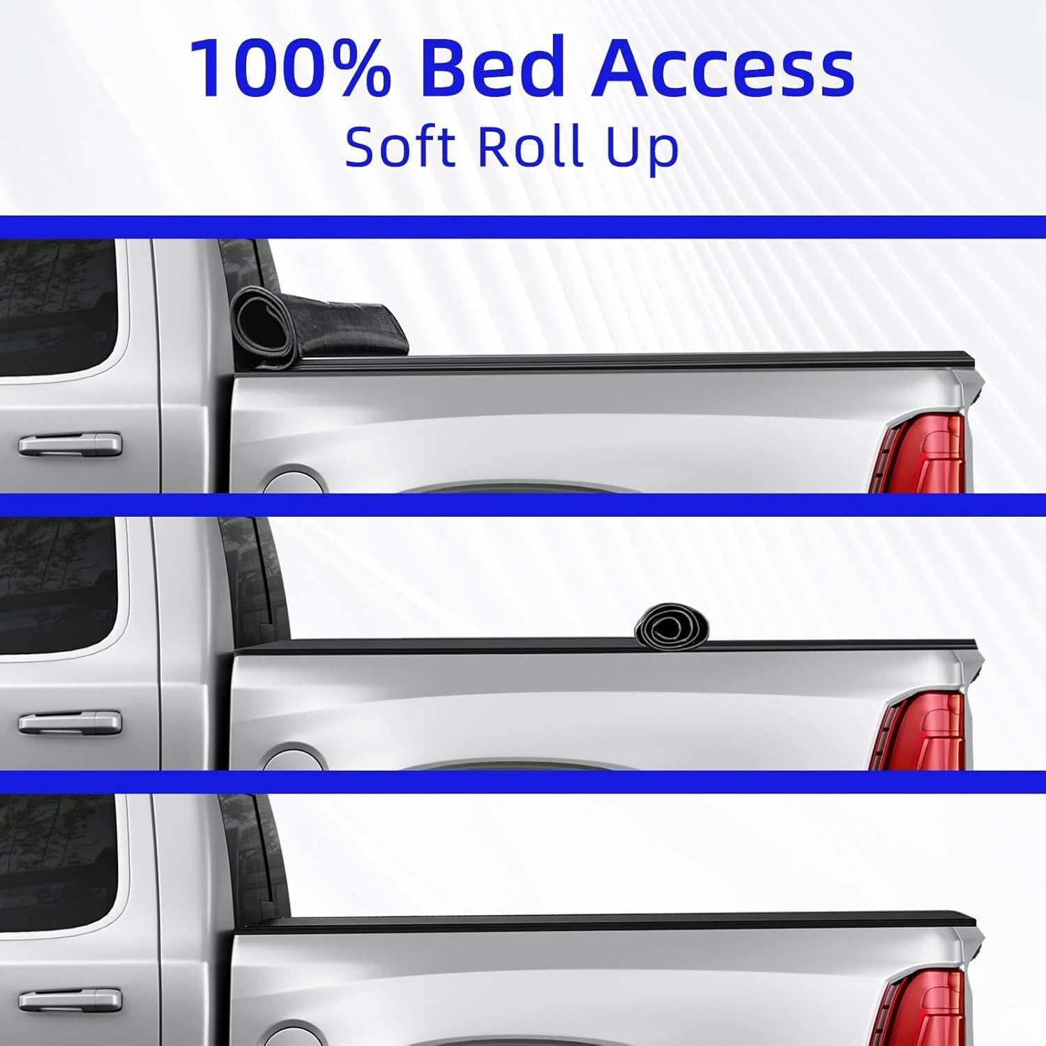 Protective Vinyl Truck Bed Cover for 2019-2025 Ram 1500 - Weather Resistant