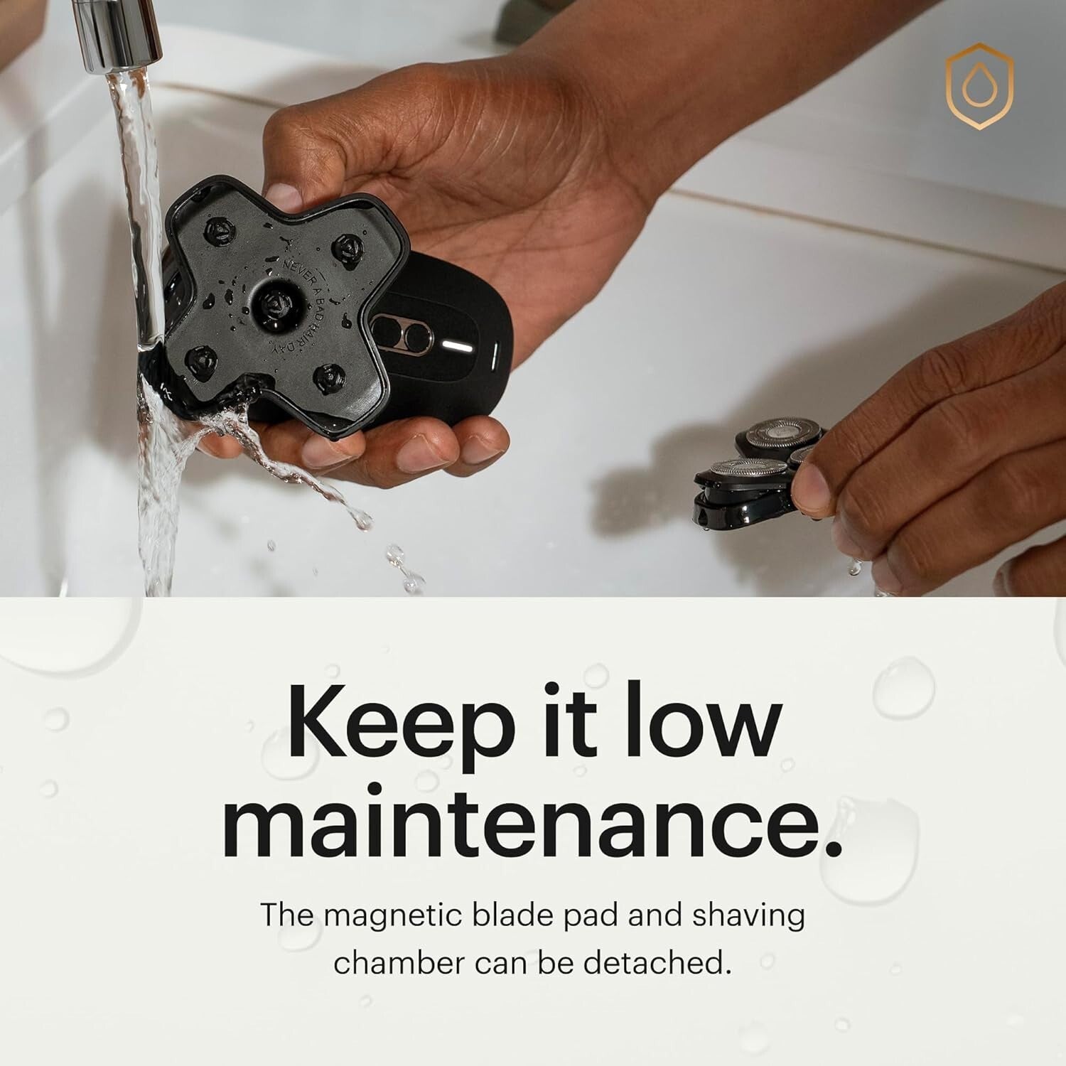 The Dome Shaver PRO: Five Blade Head Shaver for Effortless Bald Grooming