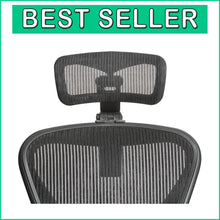 Load image into Gallery viewer, Ergonomic Onyx Headrest for Herman Miller Aeron Chair - Adjustable Comfort