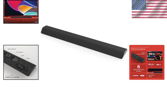 M-Series 2.1 Sound Bar with Built-in Subwoofers & Alexa - Dolby Atmos Experience