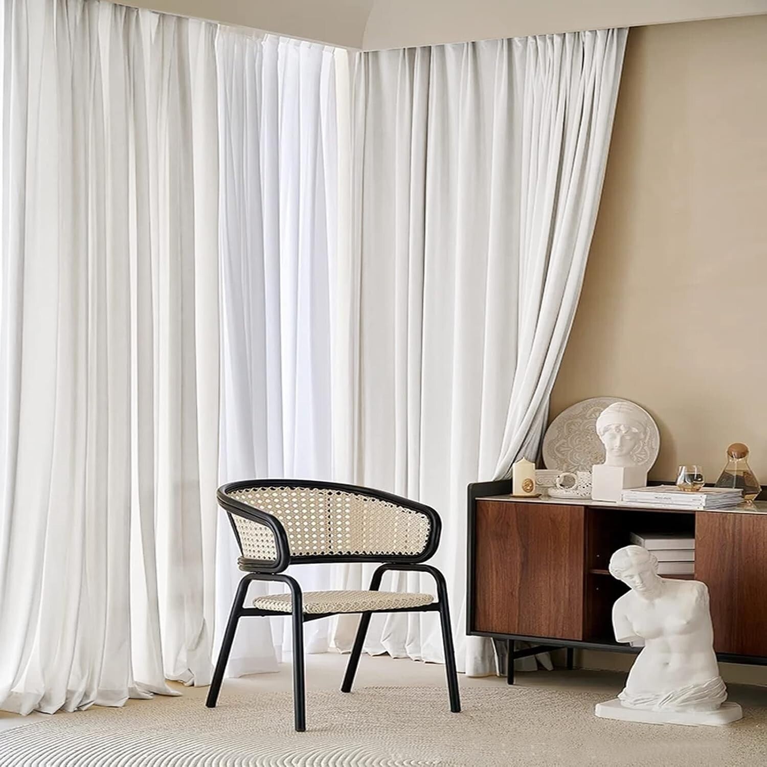 Exceptional Velvet Blackout Curtains 52" W x 102" L, Machine Washable - Set of 2