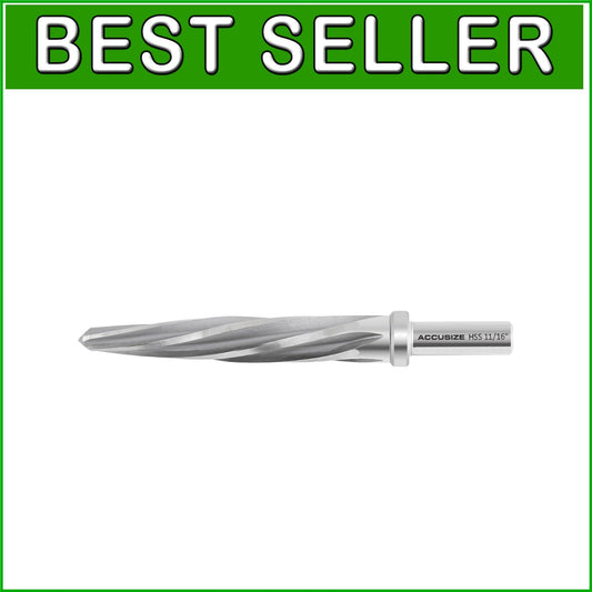 11/16'' HSS Reamer with 5 Flutes – Essential Tool for Metalworking Efficiency