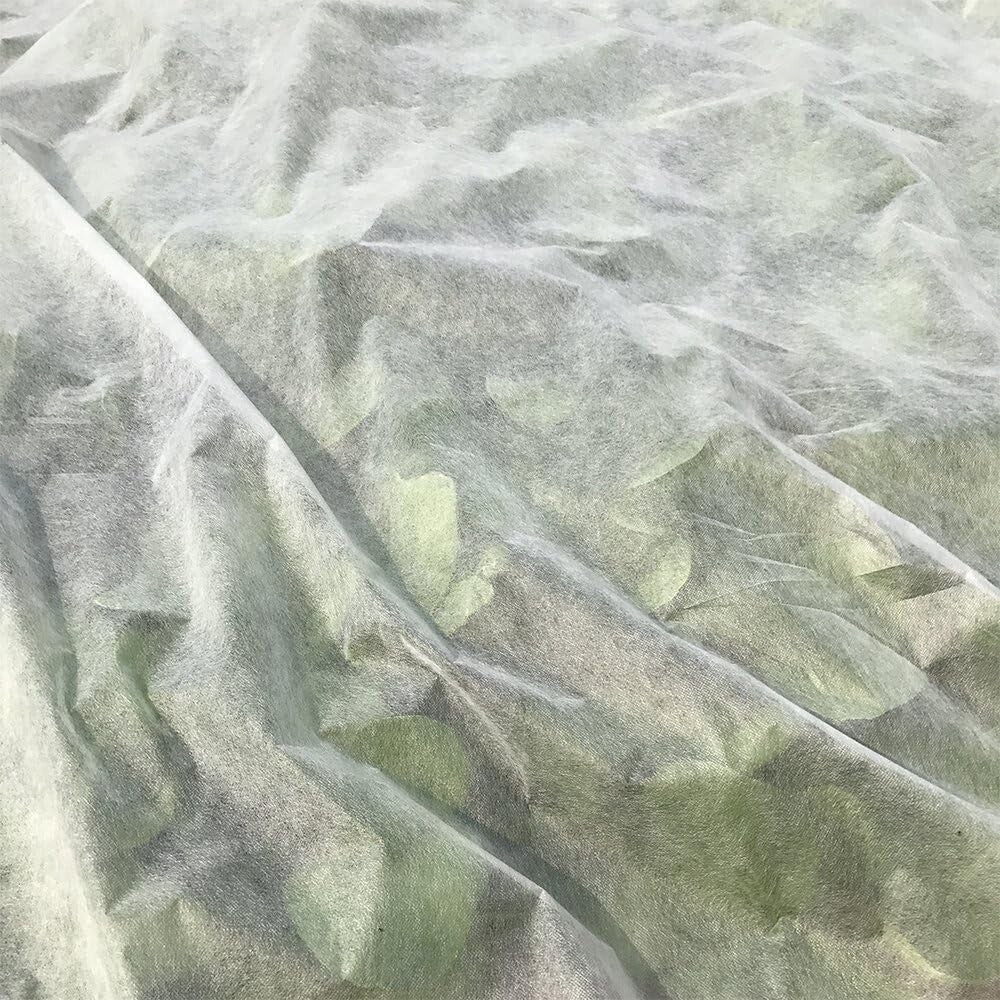 Breathable White Plant Covers for Vegetables - Frost & Sun Protection 10'x100'