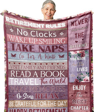 Load image into Gallery viewer, Soft 80x60in Polyester Blanket – Unique Gift for Going Away Celebrations