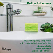 Load image into Gallery viewer, Triple Milled 6.6 OZ Tea Tree Soap with Sage Extract – Long-Lasting Luxury Bars