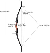 Load image into Gallery viewer, 40lbs Right-Handed Takedown Recurve Bow - Perfect for Competition and Training
