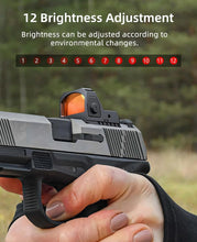 Load image into Gallery viewer, Universal Pistol Red Dot Scope with Adapter, 12 Brightness Settings, Lightweight