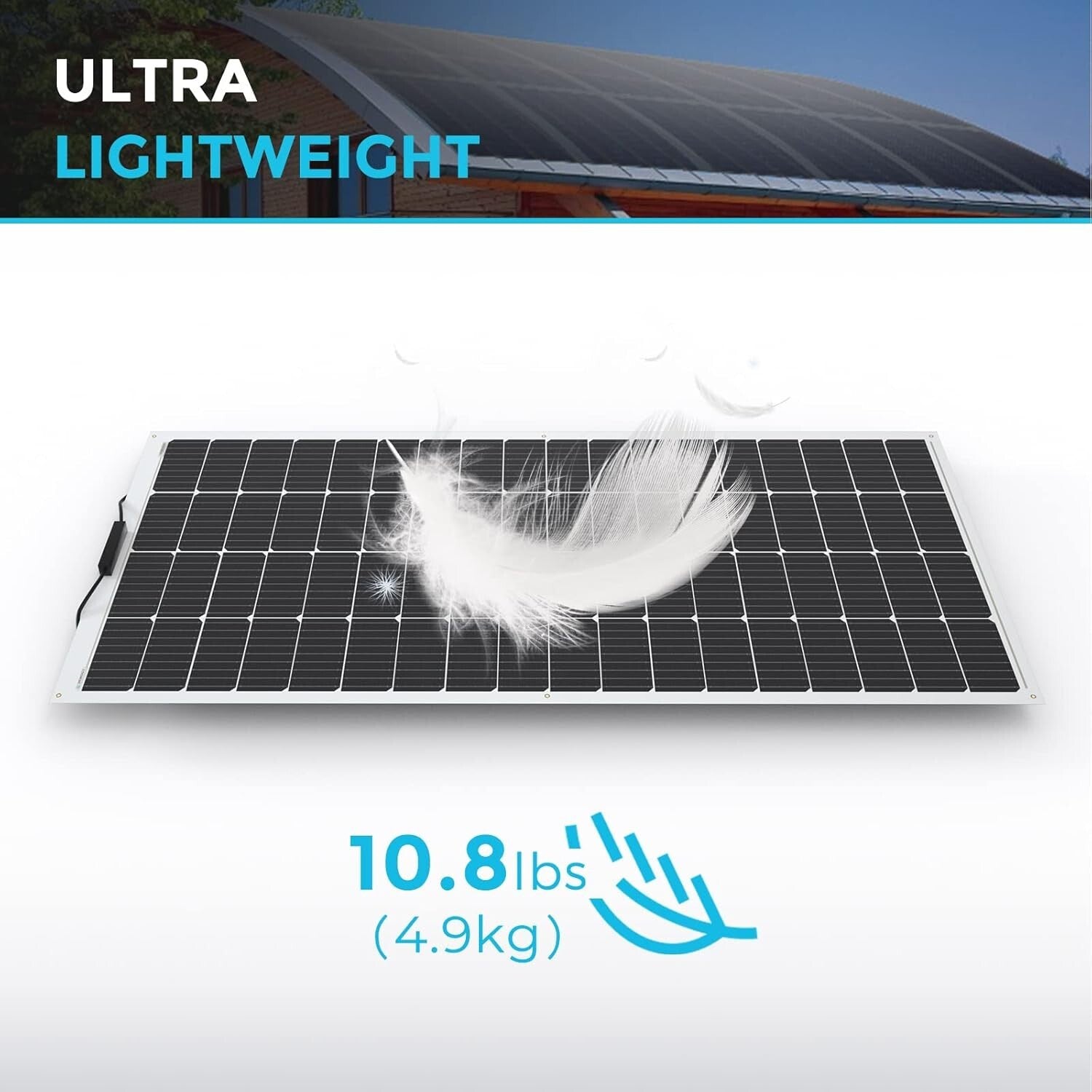High Performance Flex Solar Charger - 200W for Off-Grid Living on Any Surface