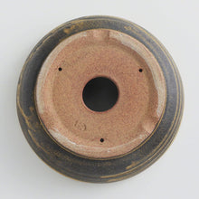 Load image into Gallery viewer, Handmade Japanese Bonsai Pot - Yellow Sand Stripe Ceramic Garden Container