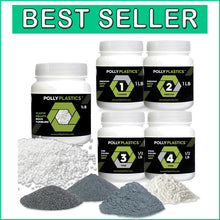 Load image into Gallery viewer, Complete Rock Tumbling Media Grit Kit with Premium Filler Pellets - USA Made