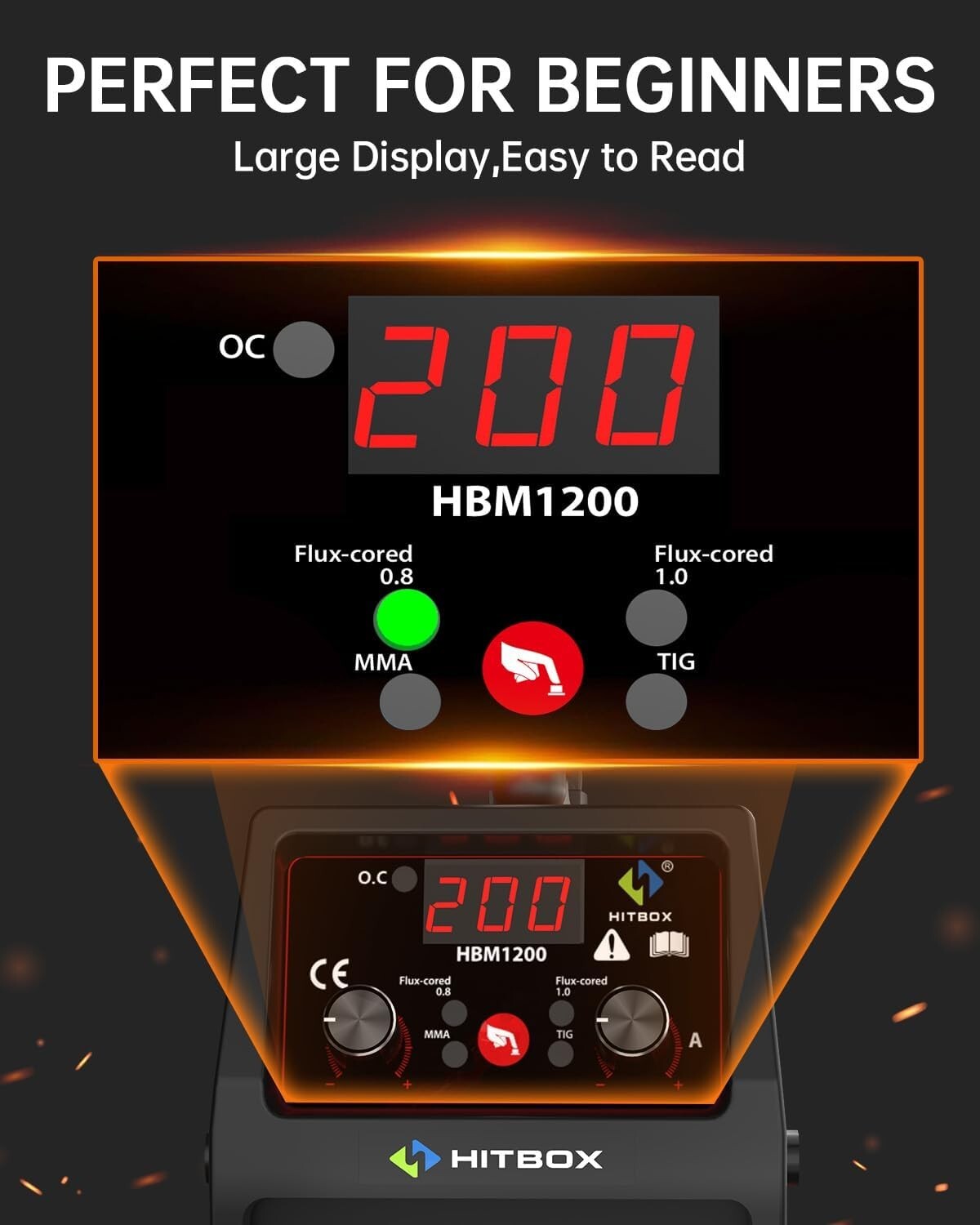 Lightweight 140A MIG/LIFT TIG/Stick Welder - Easy Control and Safety Features