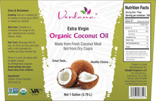 Load image into Gallery viewer, Large 1 Gallon Extra Virgin Coconut Oil - Healthy Cooking &amp; Natural Skincare
