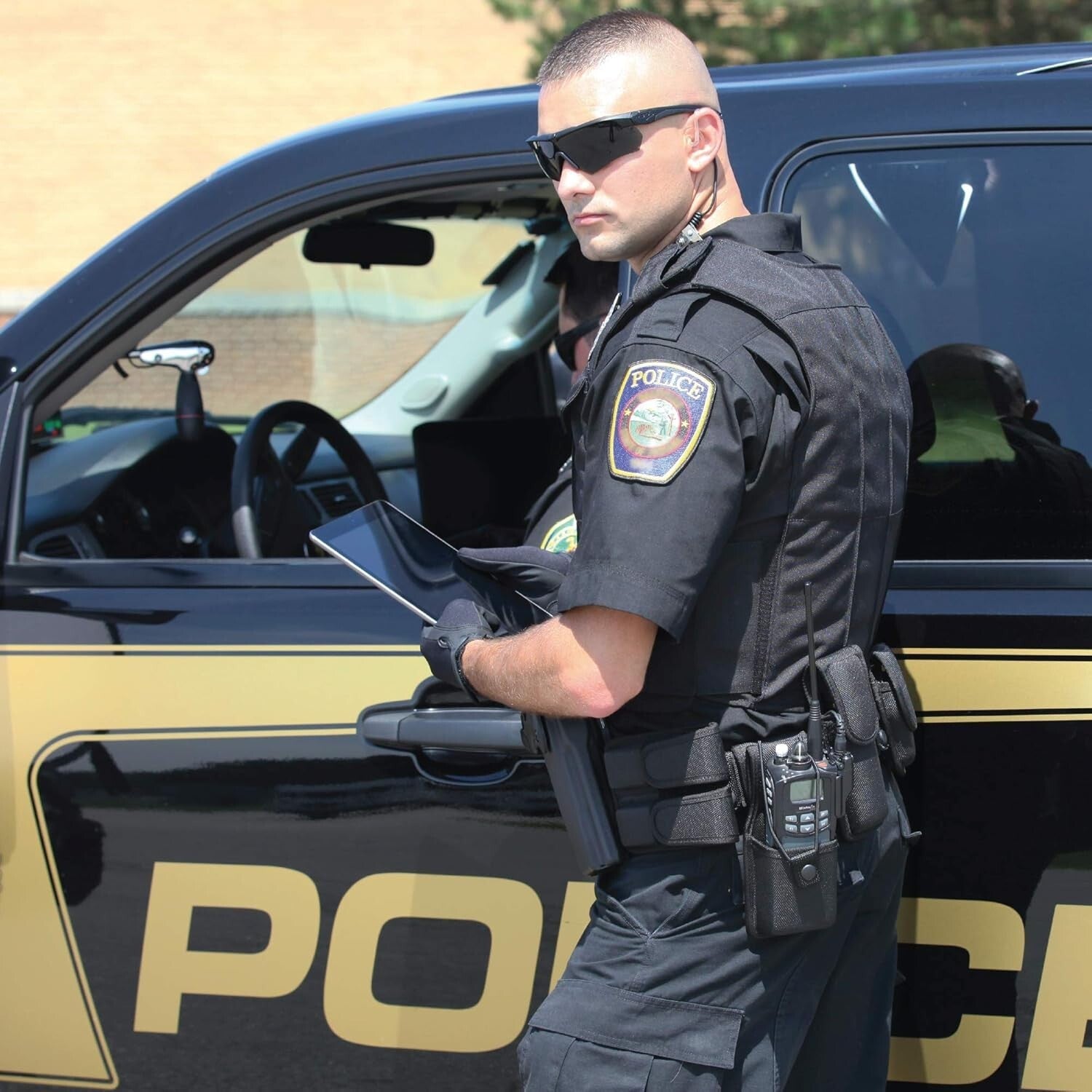 Ballistic Weave Black Nylon Duty Belt - Premium Construction for Law Enforcement