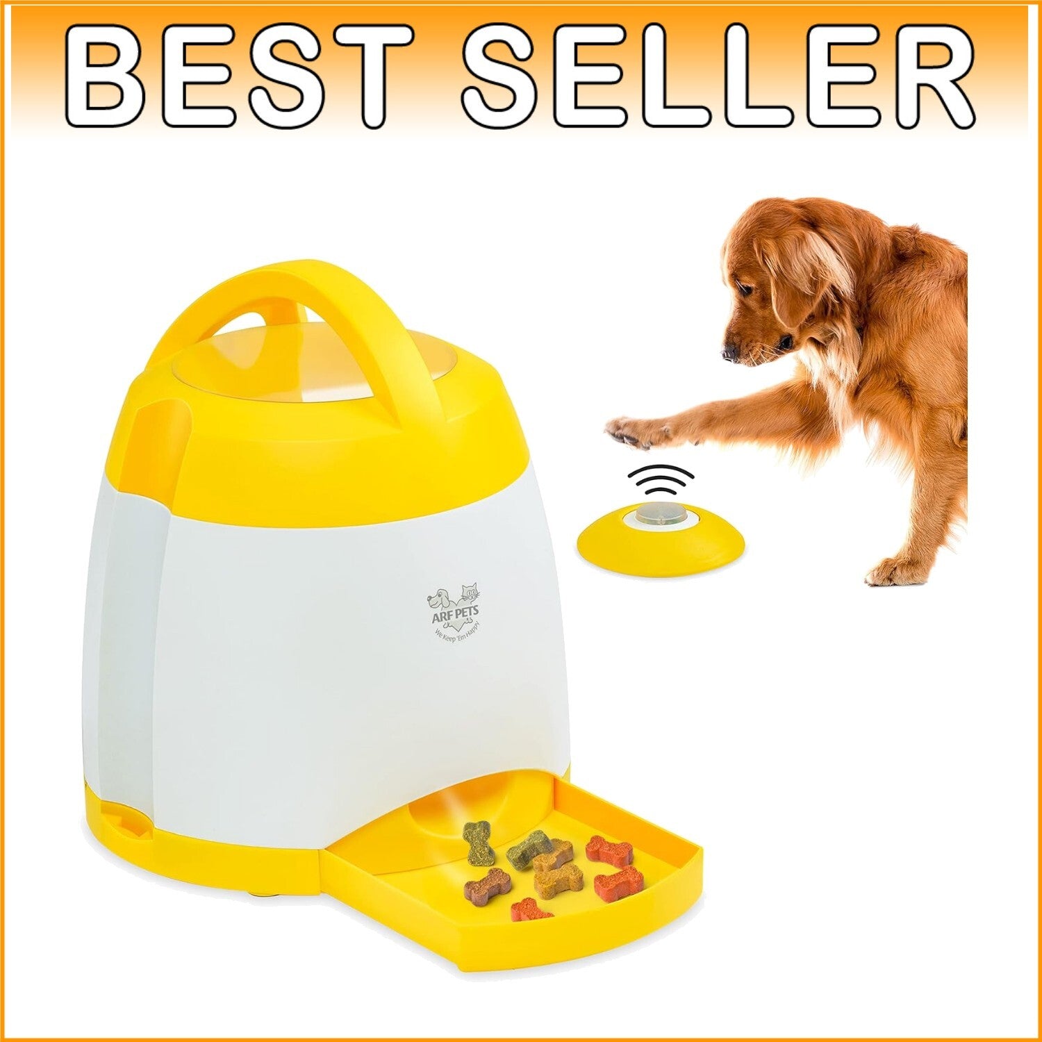 Interactive Dog Treat Dispenser with Remote - Engaging Memory Training Toy