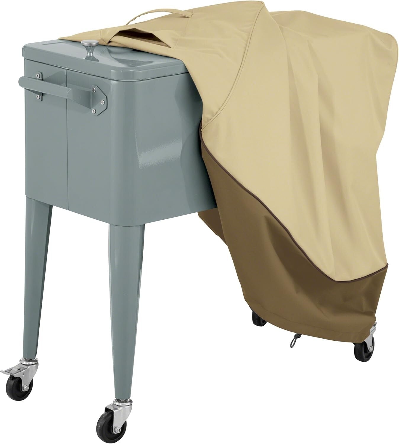 Elegant 80 Qt Rolling Deck Cooler Cover - Durable & Weatherproof Protection