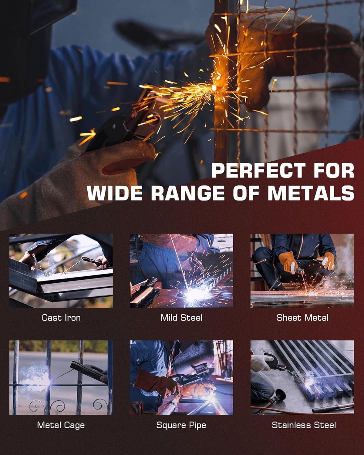 200A Portable Stick Welder with Large LED Display – Versatile TIG/MMA Machine