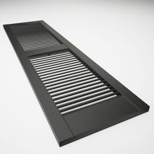 Load image into Gallery viewer, Classic Style 48 in. H Vinyl Shutters with Easy Install Spikes – Black Color