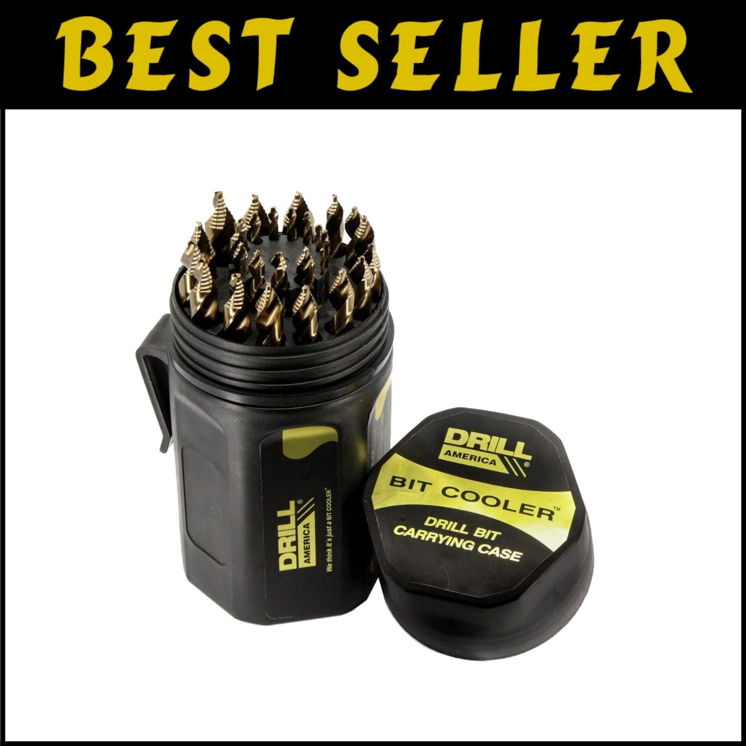 Gold Oxide Cobalt Stepped Point Drill Bits, 29 pcs for Multi-Material Drilling