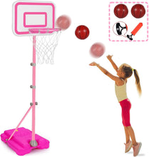 Load image into Gallery viewer, Fun Pink Basketball Goal for Kids - Perfect Adjustable Toy for Young Girls