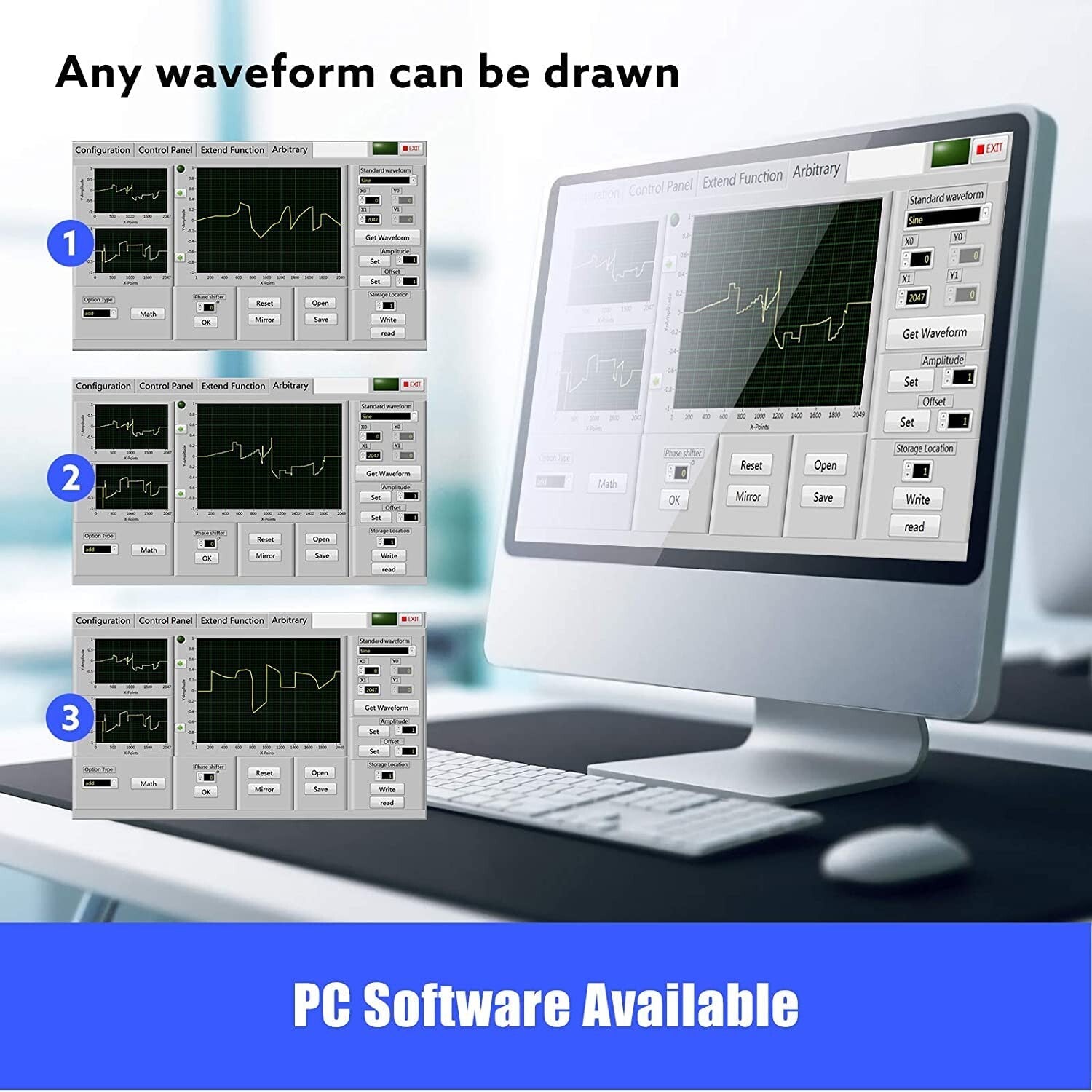 Lightweight 15MHz DDS Signal Generator and Frequency Meter for Electronics Test
