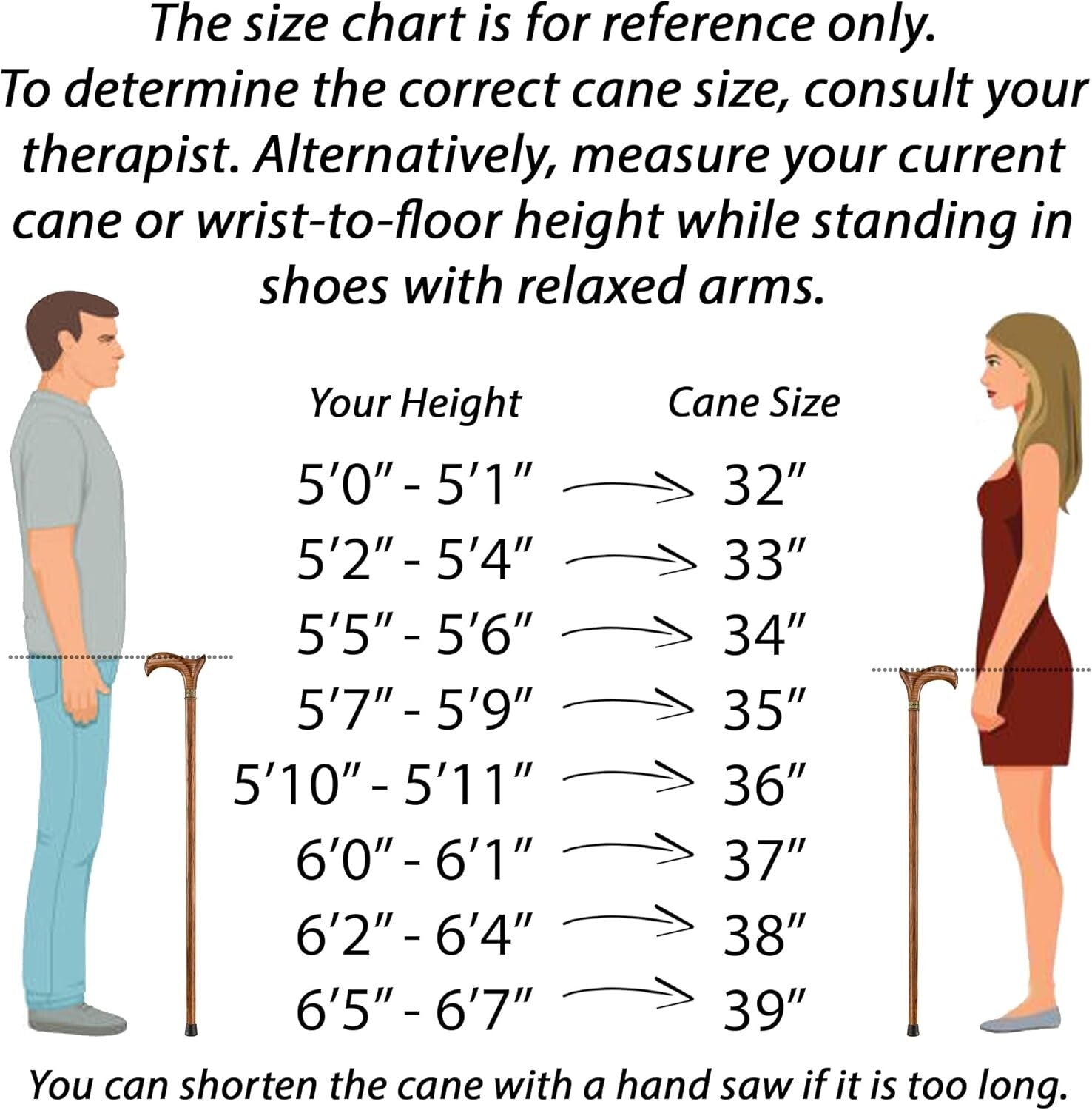 Fashionable 33-Inch Wooden Cane - Handmade Ergonomic Design for Every Lifestyle