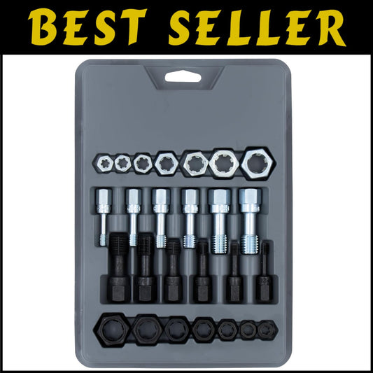 Professional 26-Piece Thread Repair Tap and Die Set - Ideal for DIY & Mechanics
