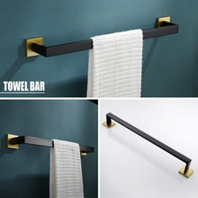 Load image into Gallery viewer, Modern Wall-Mounted 5-Piece Bathroom Accessories Set - Stylish and Durable