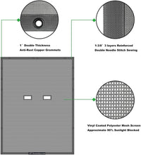 Load image into Gallery viewer, JK Sun Shade Top - UV Blocking Soft Mesh Roof Cover for Jeep Wrangler JKU 2-Door