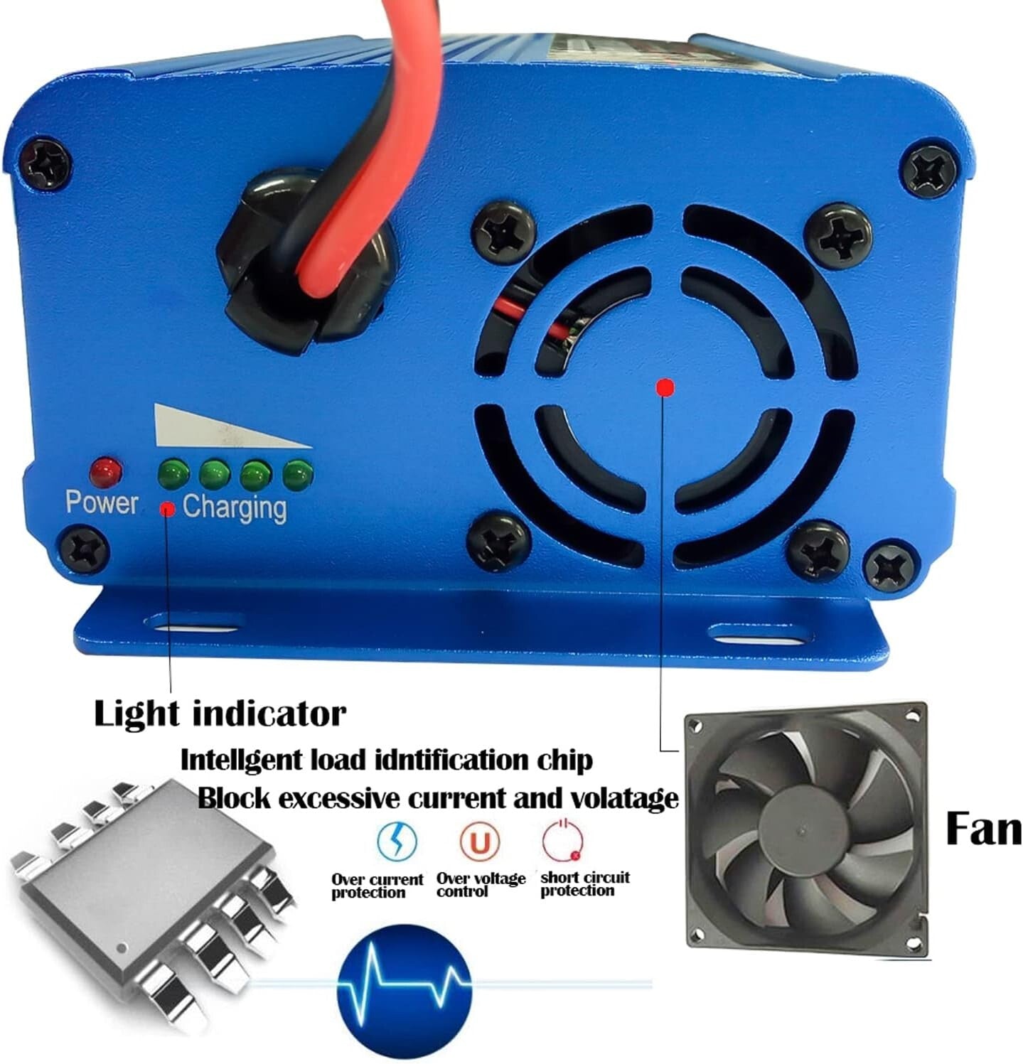 5A 24V Smart Battery Maintainer with Global Input & Multiple Safety Protections
