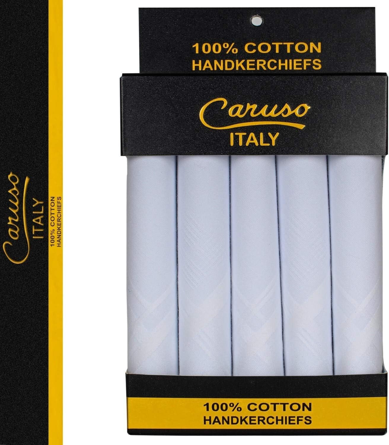 10 Luxurious 100% Cotton Handkerchiefs - Machine Washable, 46cm for Everyday Use